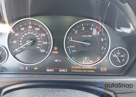 2016 BMW 328I xDrive z USA, uszkodzony, nr VIN WBA8E3G57GNU03541